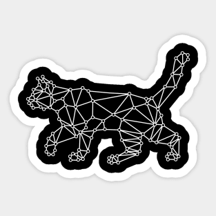 Vector Cat 3D Sticker